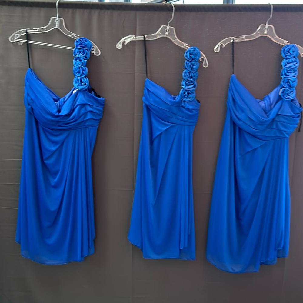 One sholder chiffon dress